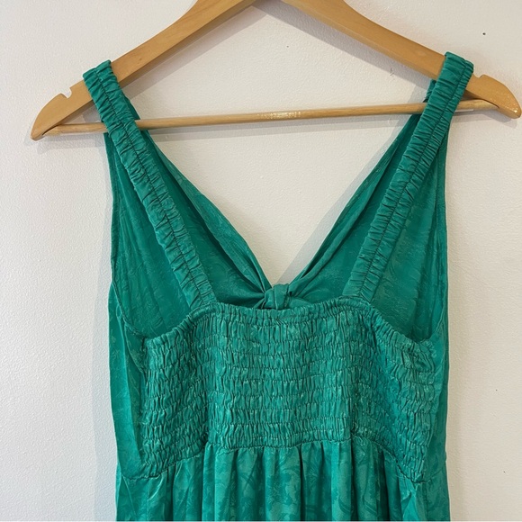 Anthropologie RAGA Maxi Dress Size Large Front Keyhole Tiered Floral Print - Picture 6 of 13